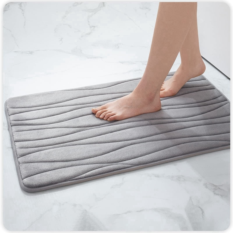 Luxurious Memory Foam Bath Mat for Shower and Bathrooms