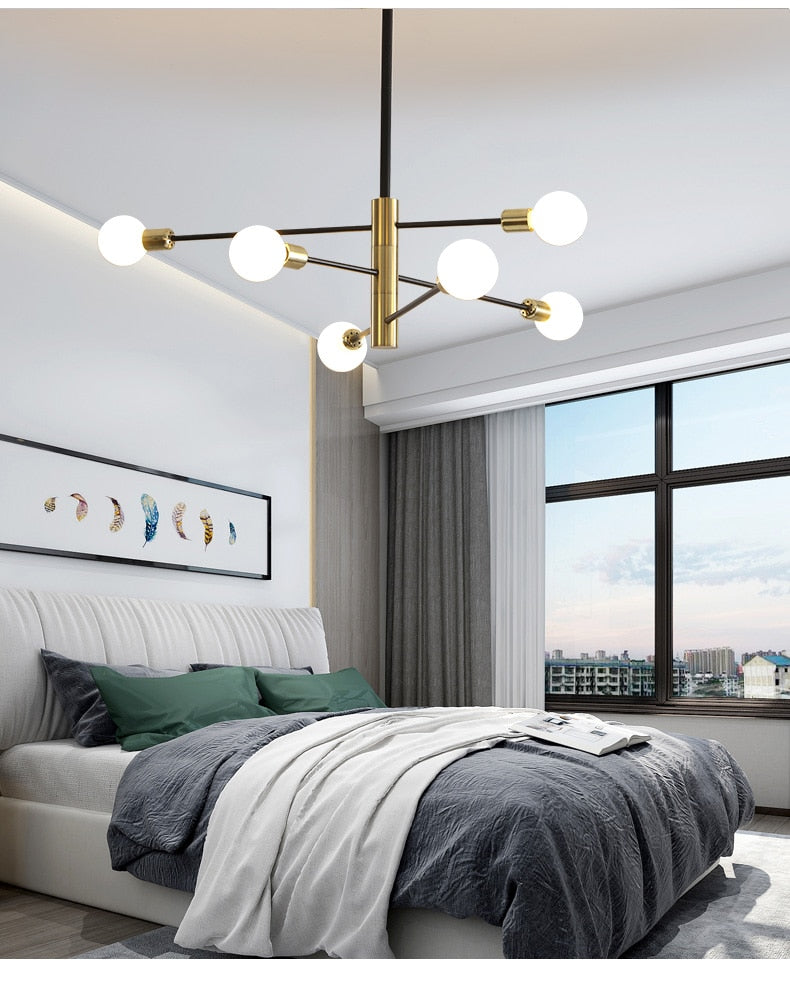 Nordic Elegance LED Chandelier Ceiling Light