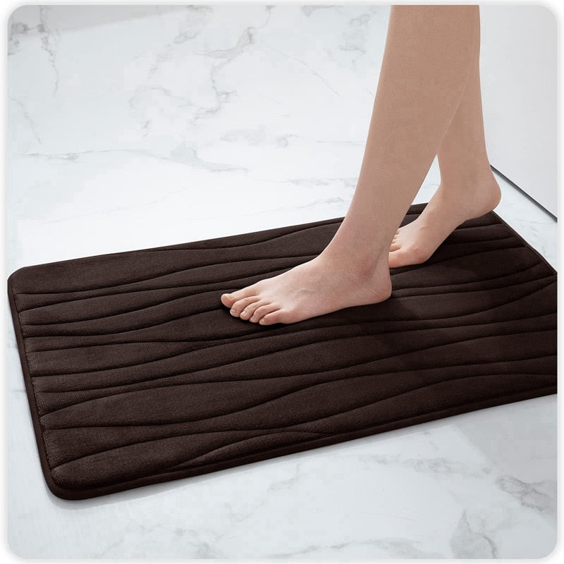 Luxurious Memory Foam Bath Mat for Shower and Bathrooms