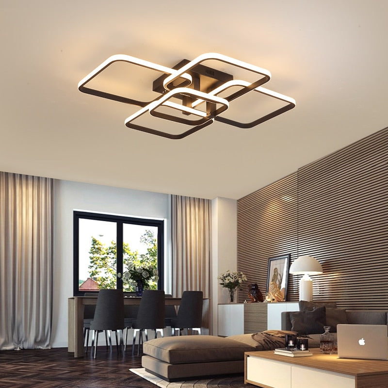 Modern Aluminum LED Ceiling Fixture