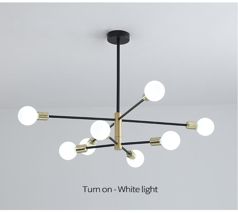 Nordic Elegance LED Chandelier Ceiling Light