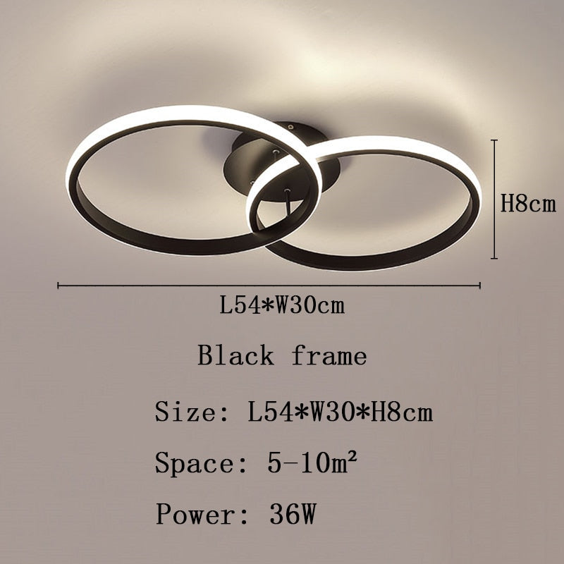 Modern LED Ring Ceiling Light