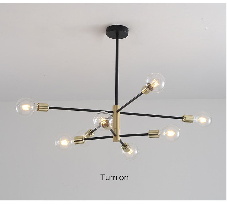 Nordic Elegance LED Chandelier Ceiling Light