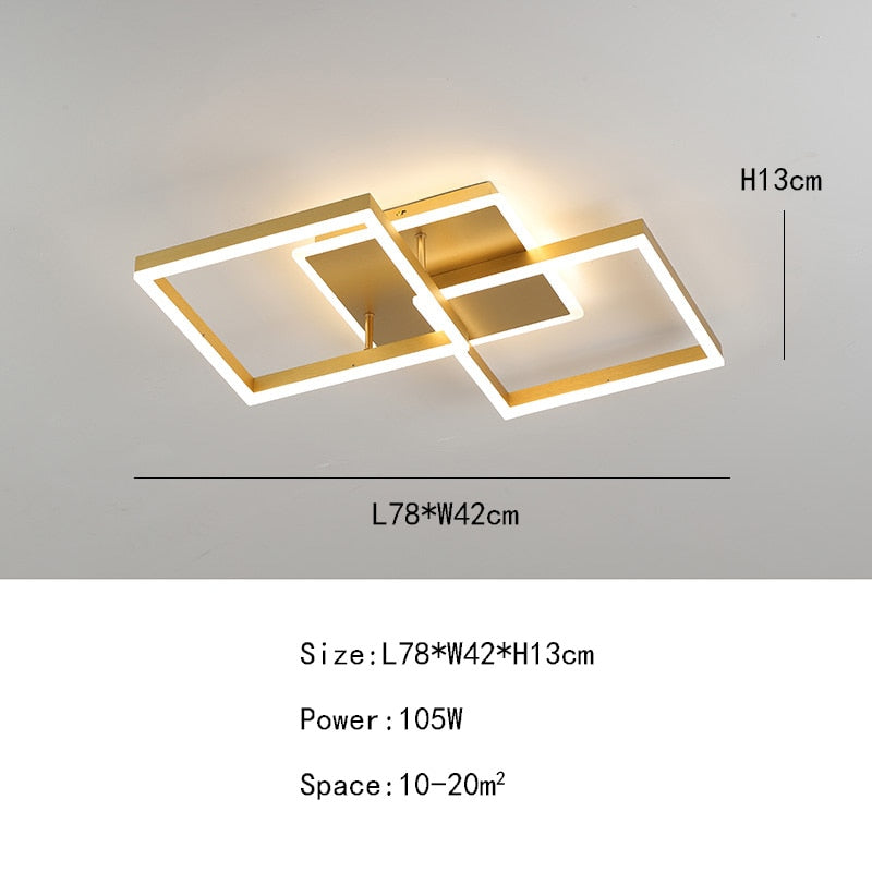 Modern LED Ring Ceiling Light