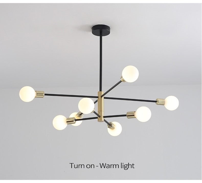 Nordic Elegance LED Chandelier Ceiling Light