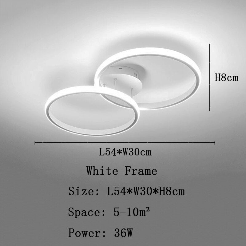 Modern LED Ring Ceiling Light