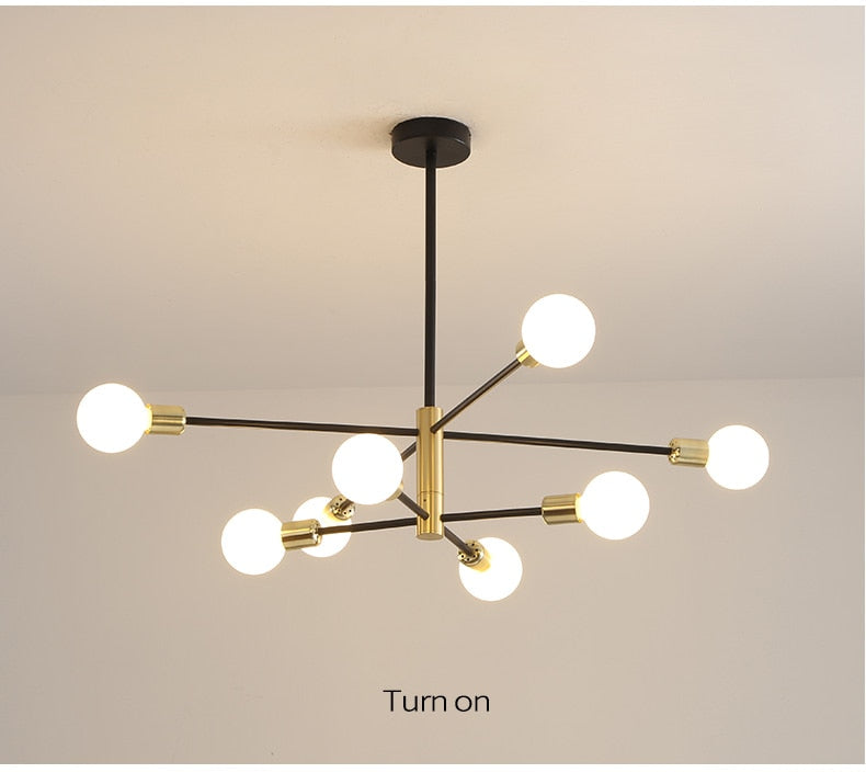 Nordic Elegance LED Chandelier Ceiling Light